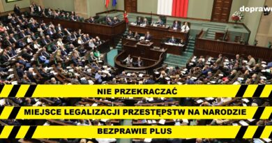 Miejsce legalizacji przestępstw na narodzie - Sejm
